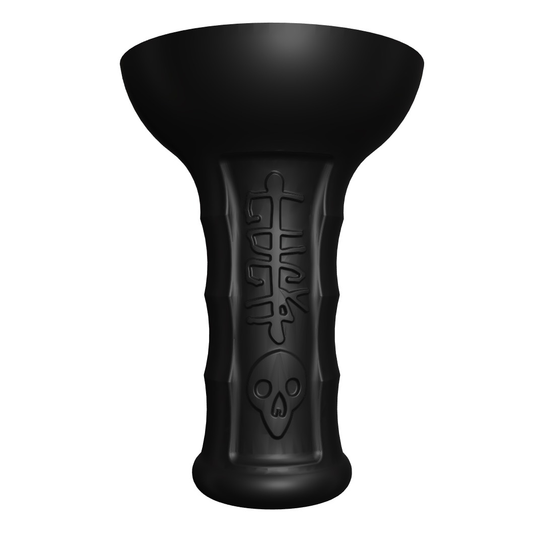 Чаша для кальяна - Хулиган - Roller - черная матовая ( фанел )