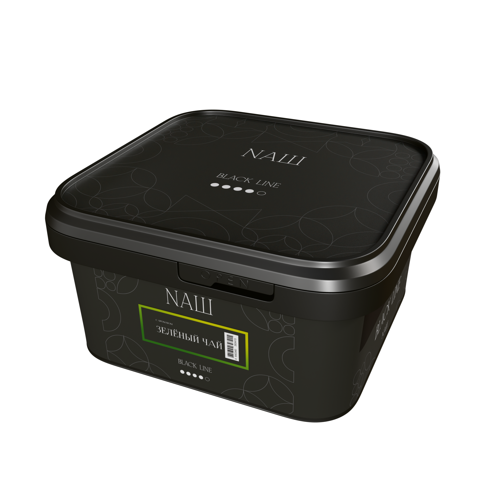 Табак для кальяна - Nаш Black - Зелёный Чай ( с ароматом зелёный чай) - 200 г
