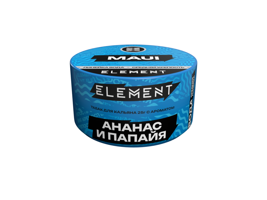 Табак для кальяна - (Oбн.) Element Water - Maui ( с ароматом ананас папайя ) - 25 г