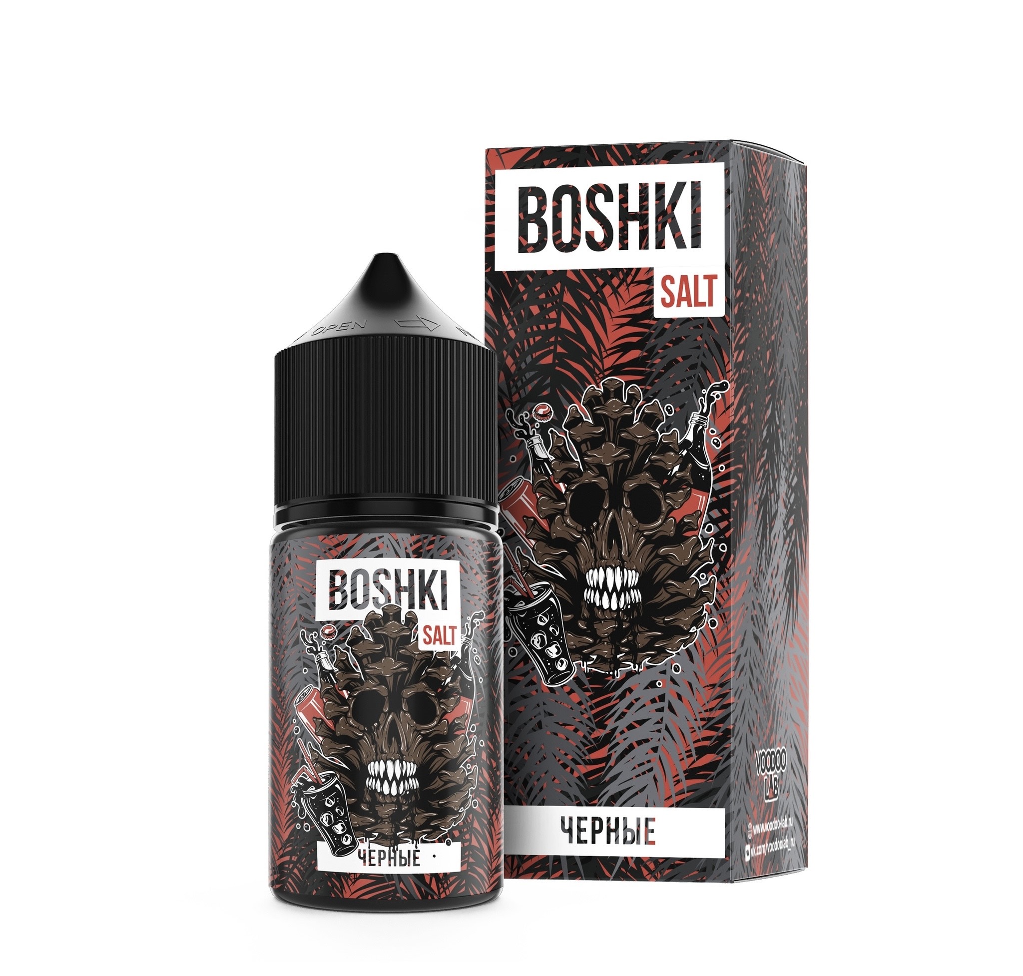 Жидкость - Boshki - Черные - strong - 30 ml