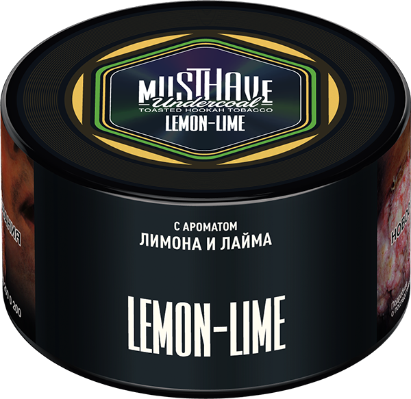 Табак для кальяна - Must Have - LEMON-LIME ( с ароматом лимона и лайма ) - 250 г (Новая фасовка)