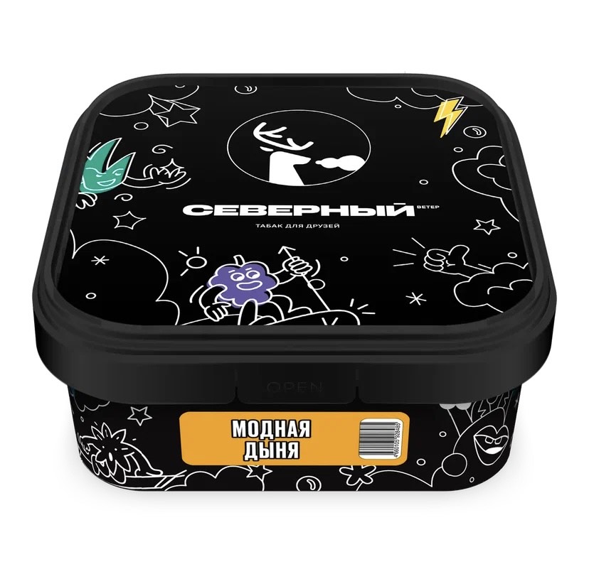 Табак для кальяна - Северный - МОДНАЯ ДЫНЯ ( с ароматом дыня ) - 200 г