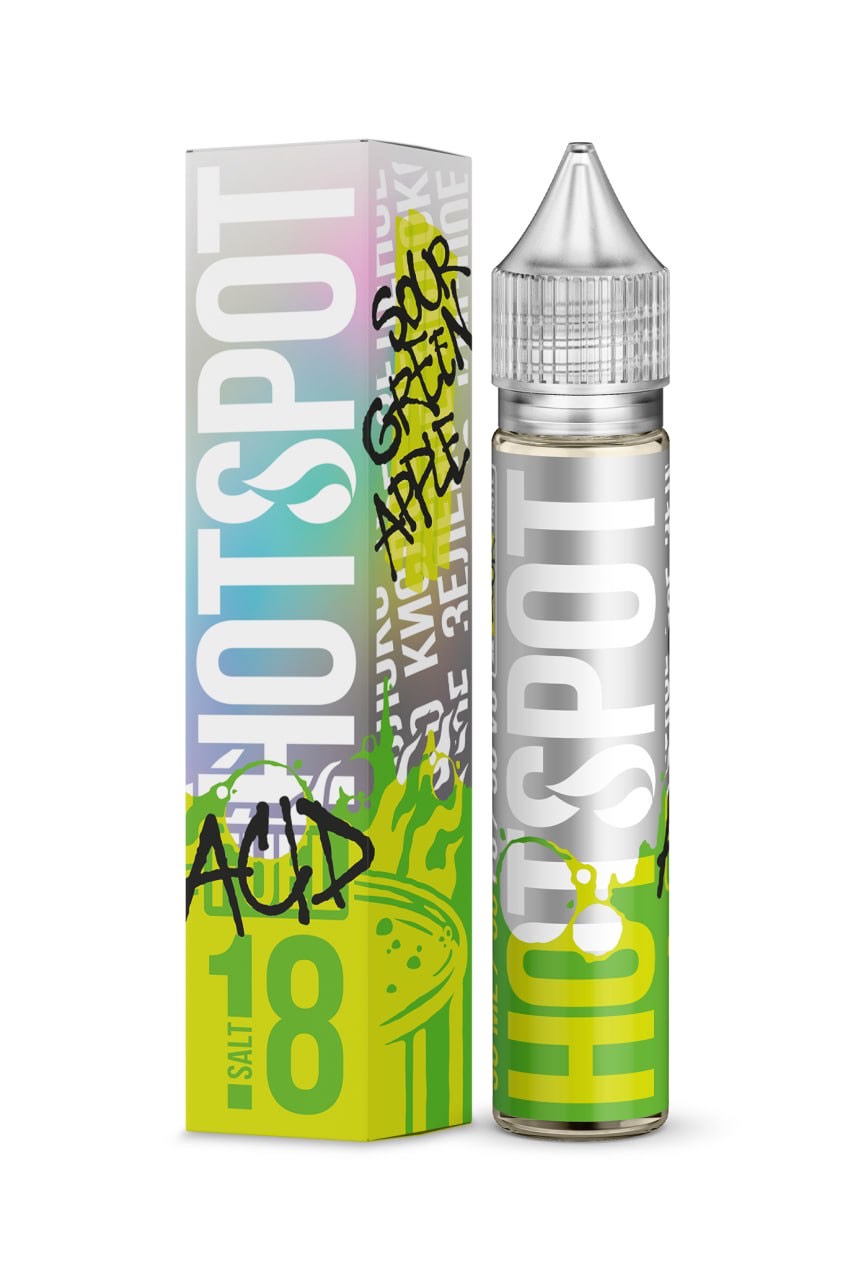 Жидкость - Hotspot Sour - Apple Acid - Ultra S - 30 ml