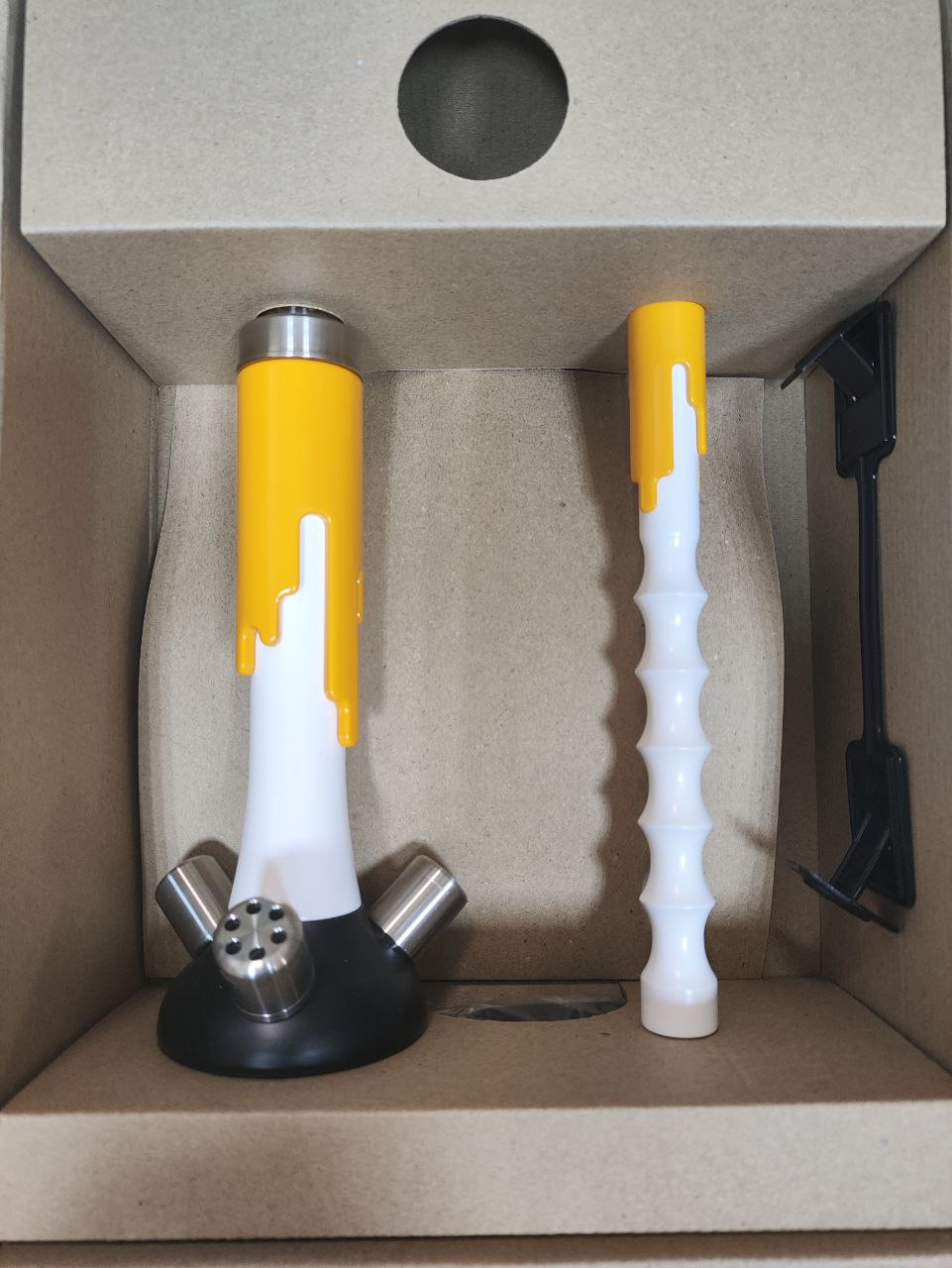 Кальян - Mamay - Flow - ( Белый - желтый )