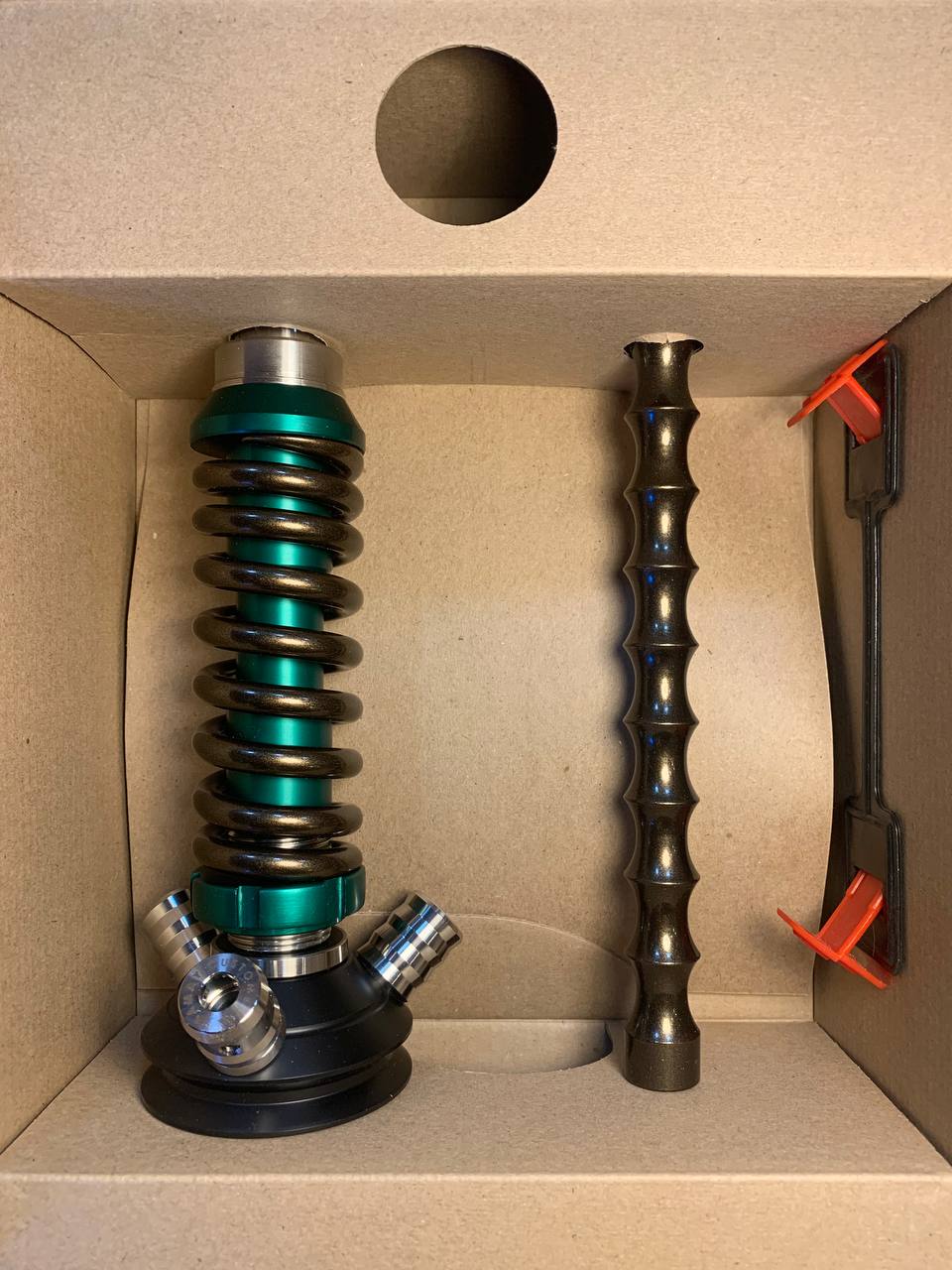 Кальян - Mamay - Coilovers Micro - ( Зеленая шахта - бронзовая спираль )