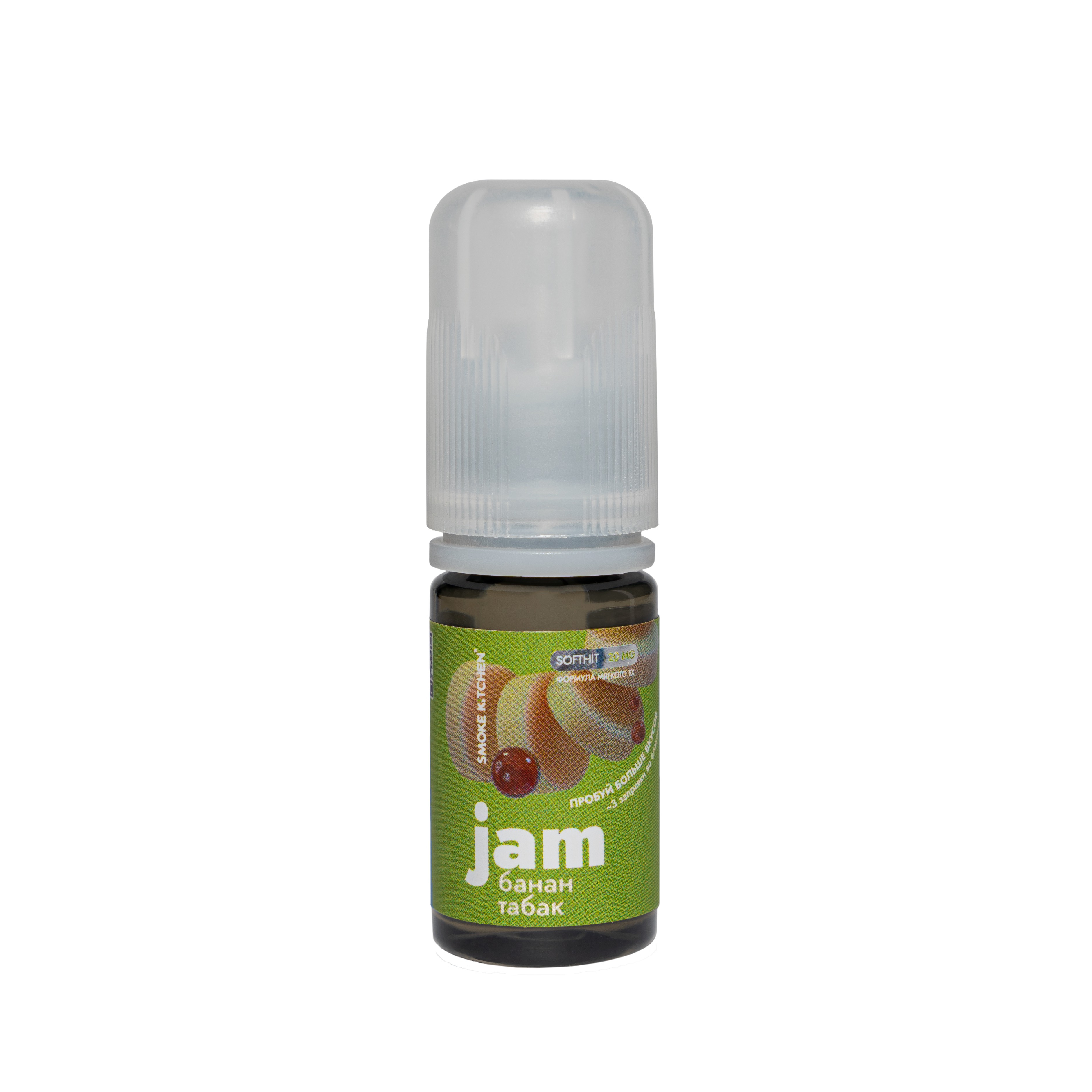 Жидкость - Smoke Kitchen - Jam - Банан табак - salt - 10 ml