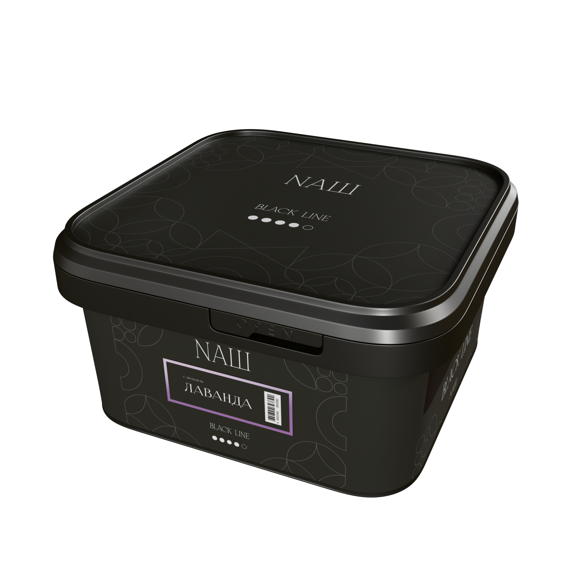 Табак для кальяна - Nаш Black - ЛАВАНДА ( с ароматом лаванда ) - 200 г