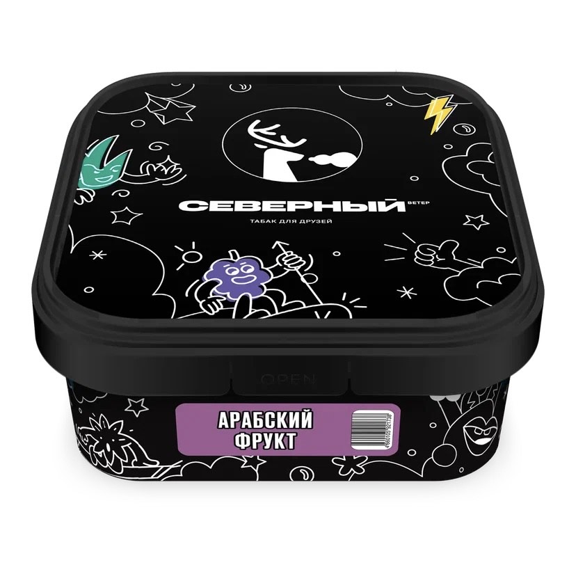 Табак для кальяна - Северный - 250 АРАБСКИЙ ФРУКТ ( с ароматом фрукты лакрица ) - 250 г
