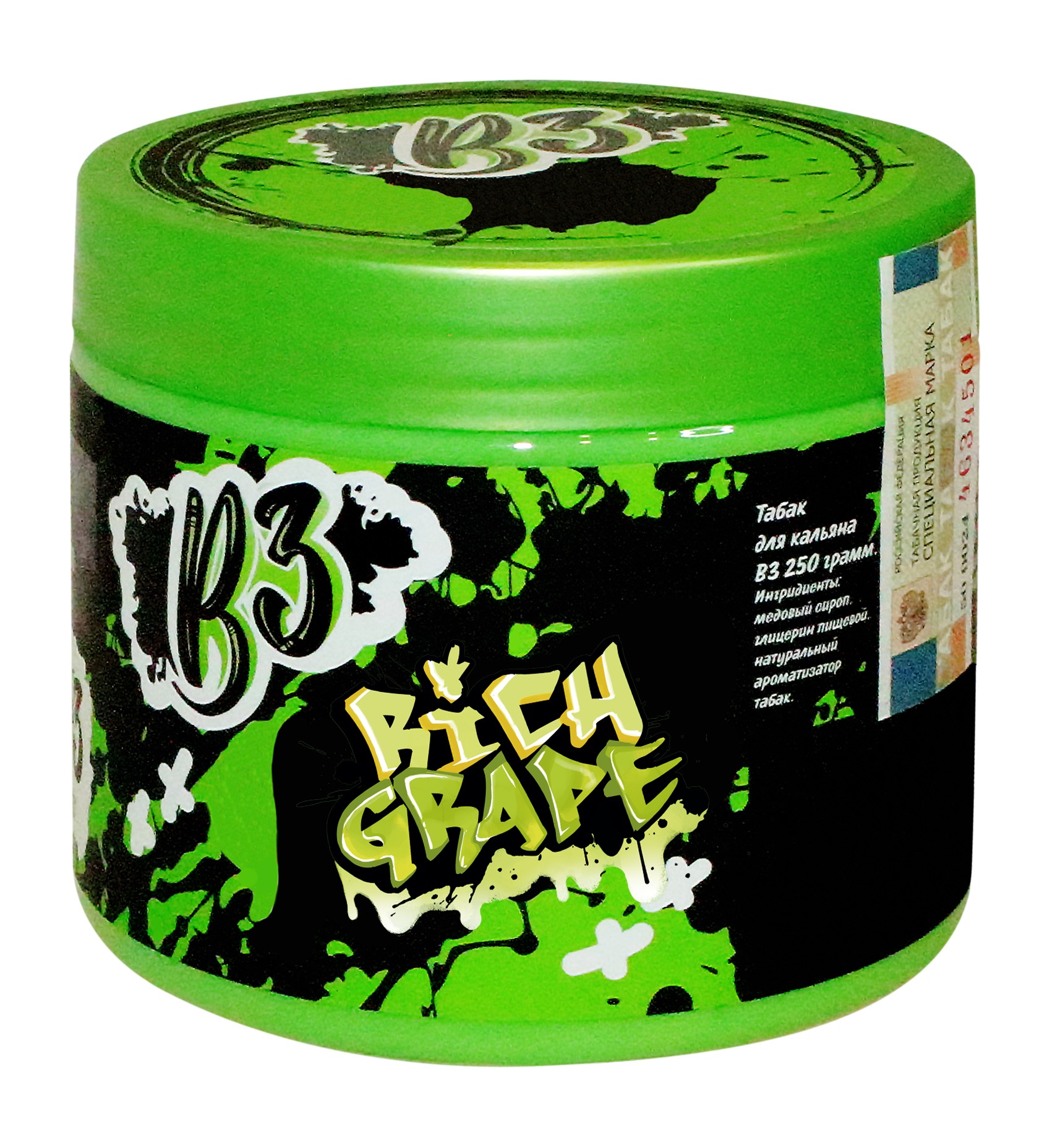 Табак для кальяна - B3 - Rich Grape ( с ароматом Виноград ) - 250 г