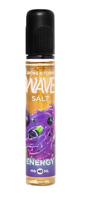 Жидкость - Smoke Kitchen Wave - Energy - ( черника - энергетик ) - Salt 20 - 30 ml
