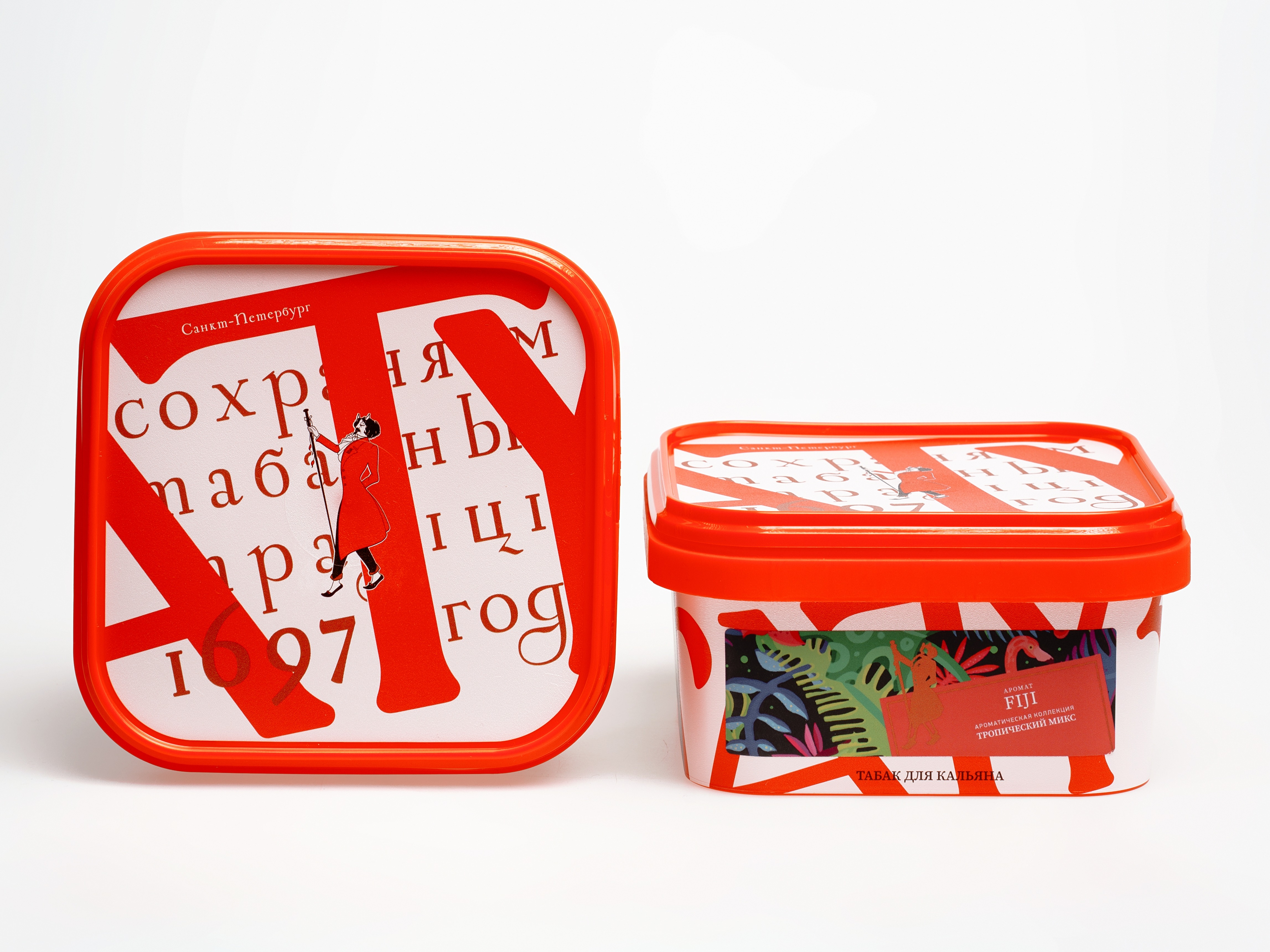 Табак для кальяна - Satyr - FIJI ( с ароматом экзотический микс ) - контейнер 200 г