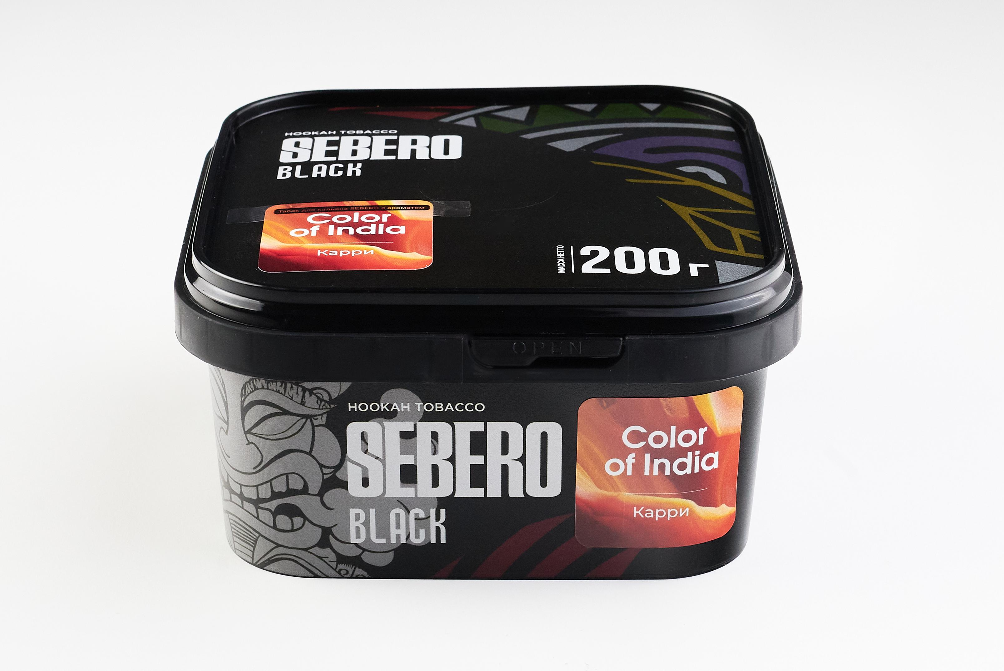Табак для кальяна - Sebero black - COLOR OF INDIA ( с ароматом карри ) - 200 г