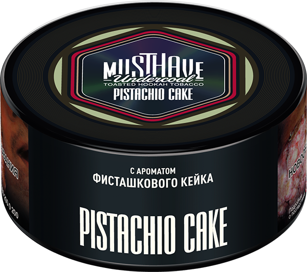 Табак для кальяна - Must Have - Pistachio Cake ( с ароматом фисташкового пирога с малиной ) 125 г