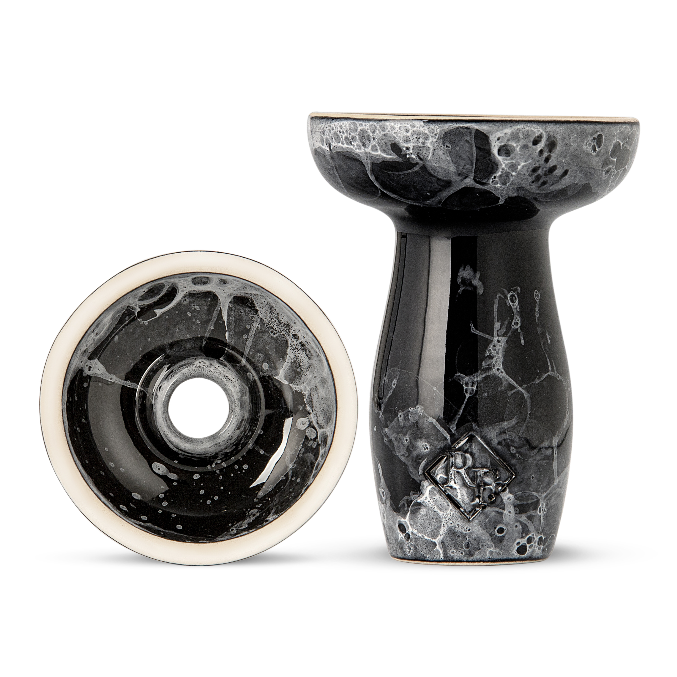 Чаша для кальяна - RF - Mushroom ( M ) - Black ( фанэл )