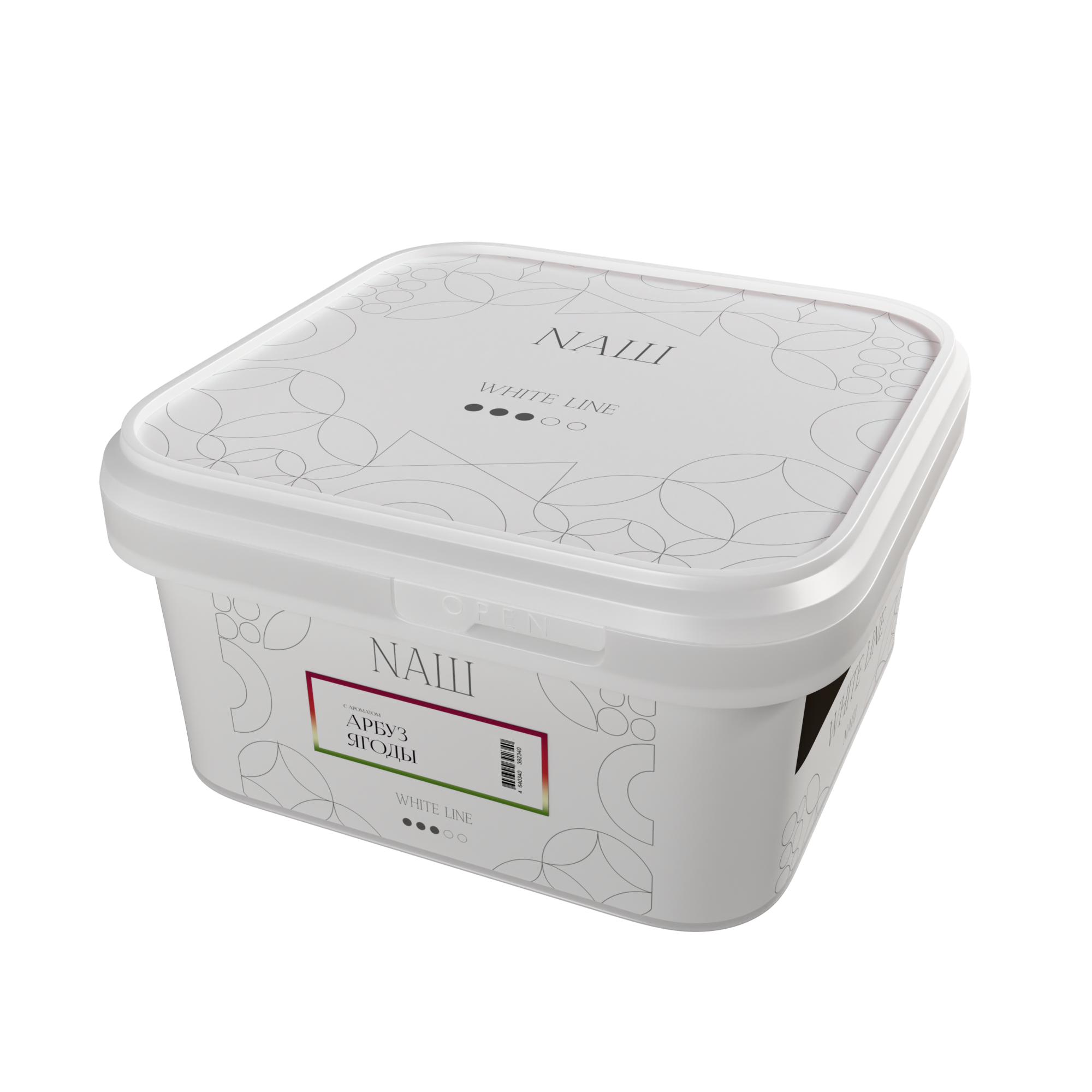 Табак для кальяна - NAШ x Dava Dym - АРБУЗ ЯГОДЫ ( с ароматом арбуз ягоды ) - 200 г