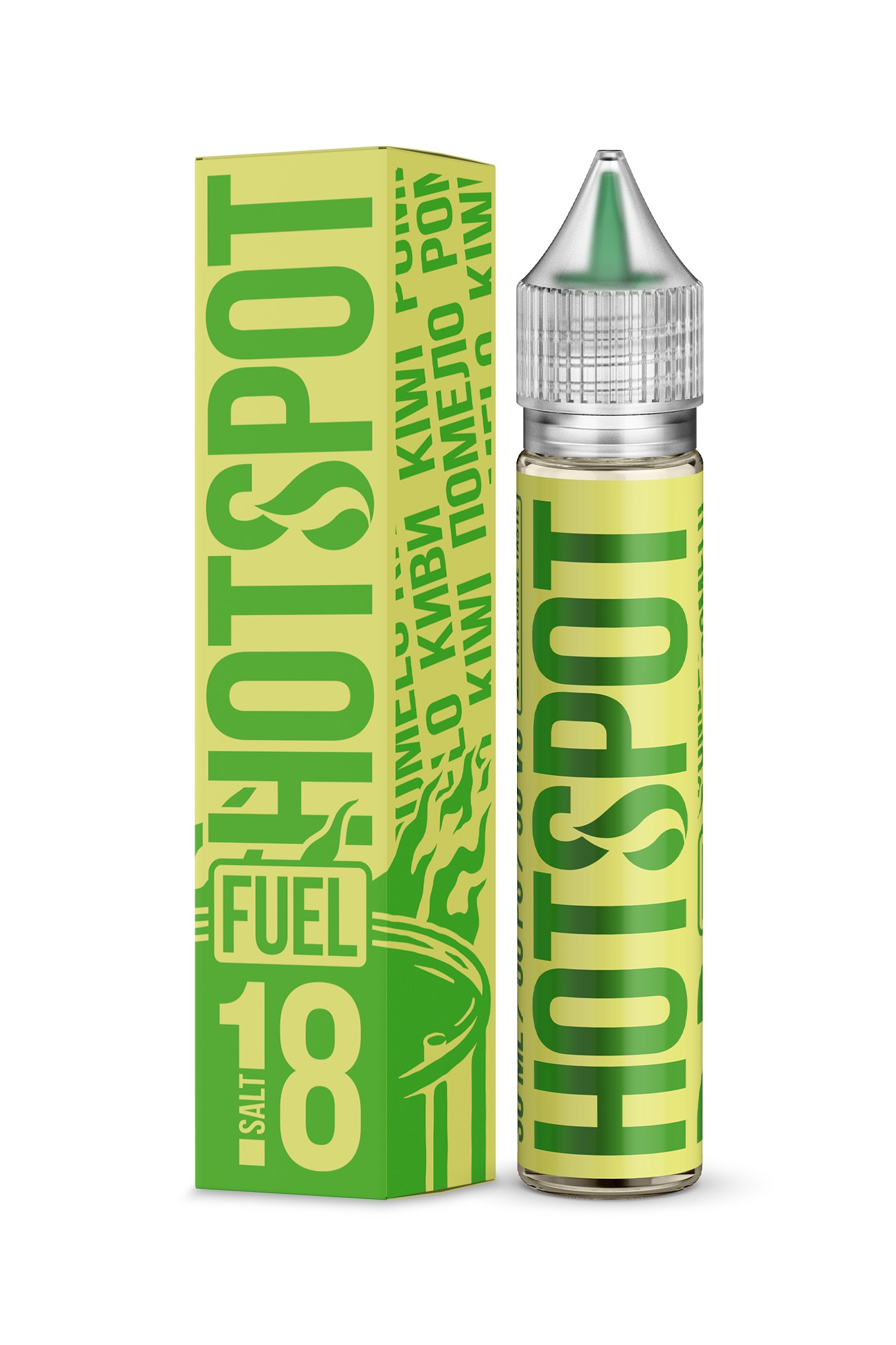 Жидкость - Hotspot Fuel - Salt 18 - Pomelo Kiwi - 30 ml