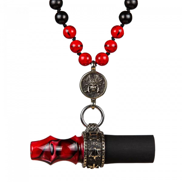 Персональный мундштук Japona Hookah - Samurai Beads - Red