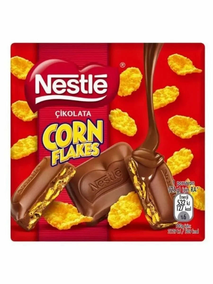 Шоколад Nestle - Corn Flakes - 60 гр