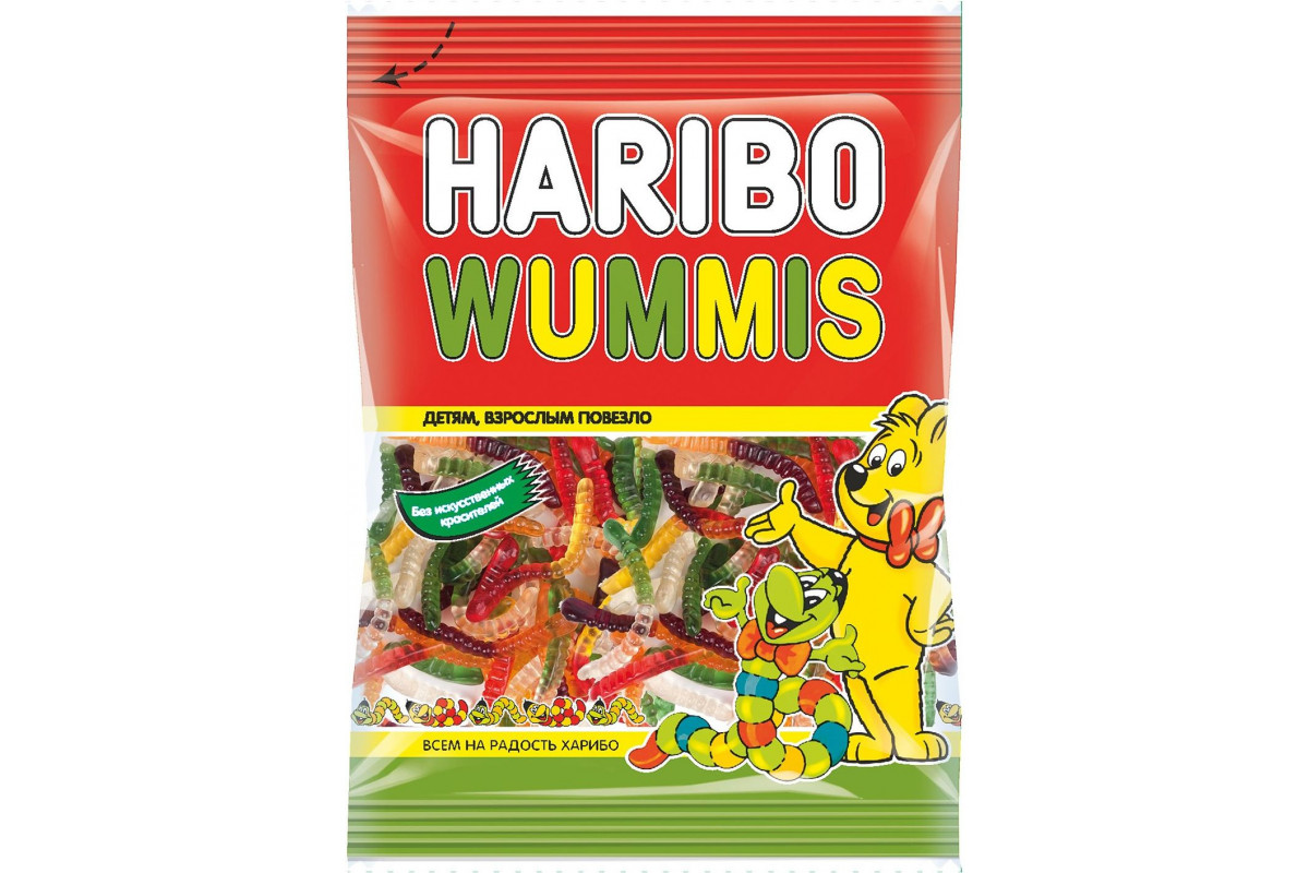 Мармелад жевательный Haribo - Шипучие Червячки - 70 гр