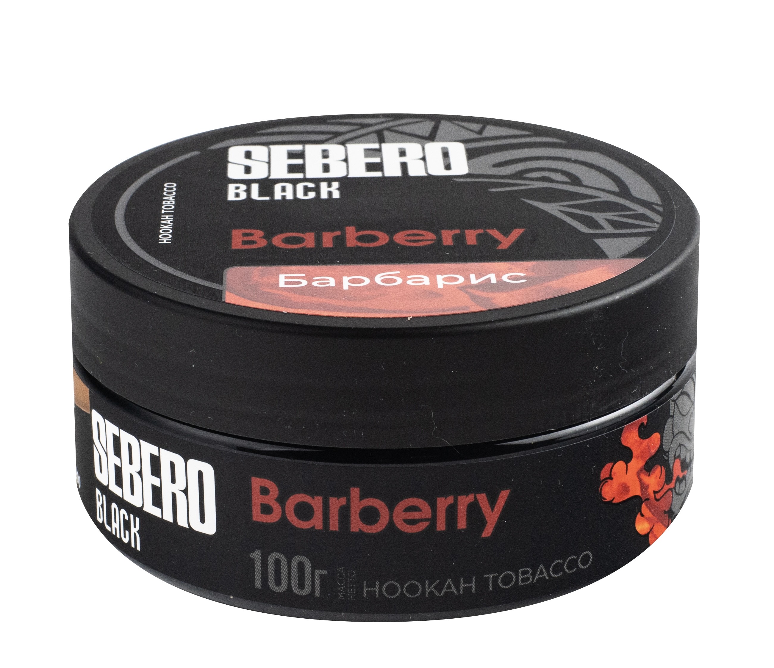 Табак для кальяна - Sebero black - Barberry ( с ароматом барбарис ) - 100 г