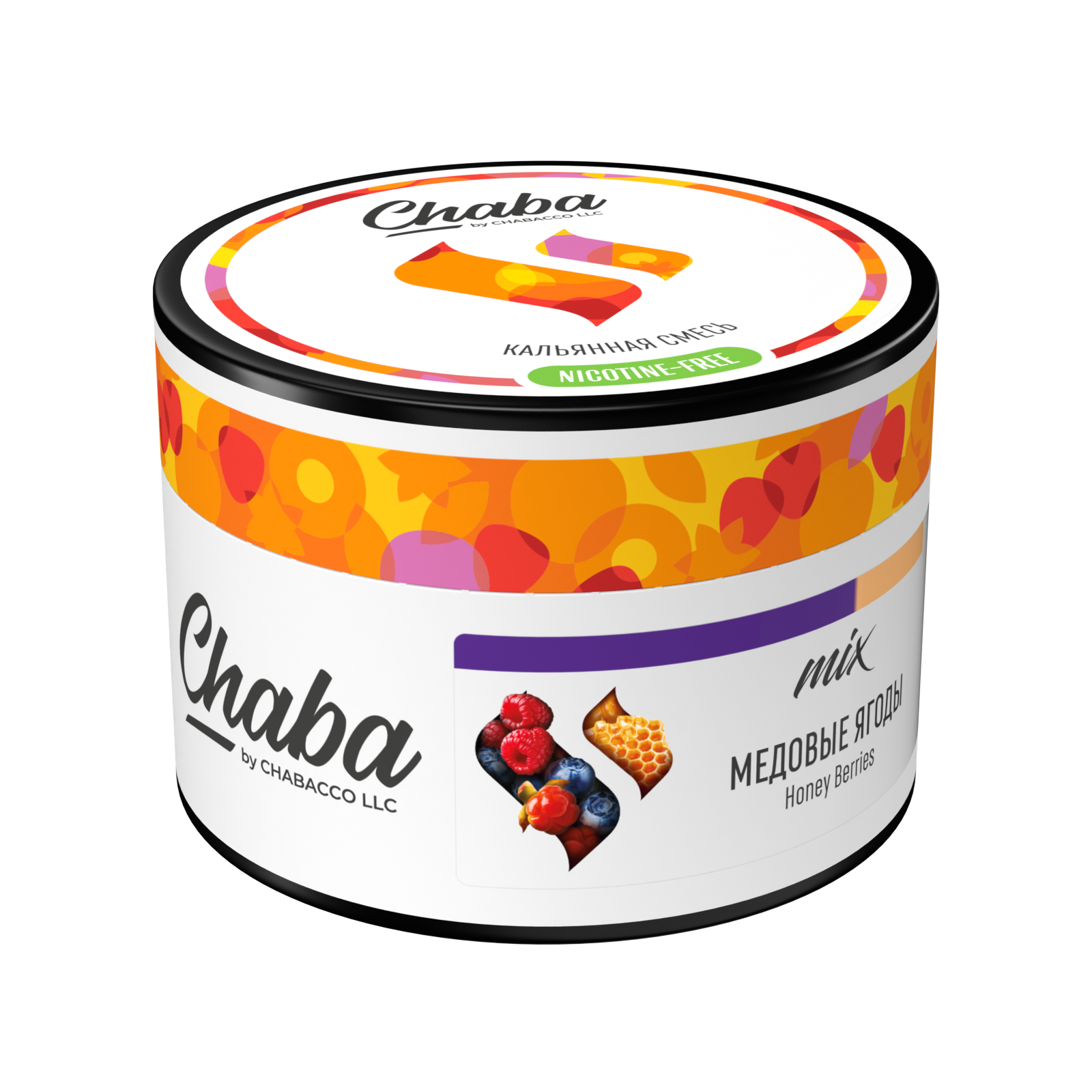 Бестабачная смесь для кальяна - Chaba Mix - Honey Berries ( с ароматом медовые ягоды ) - 40 г