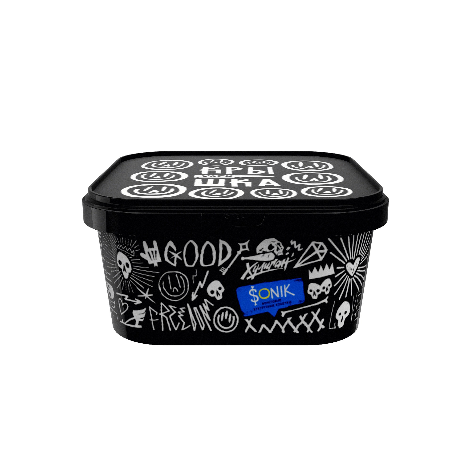 Табак для кальяна - Хулиган - SONIK ( с ароматом фруктово-кукурузные колечки ) - 200 г