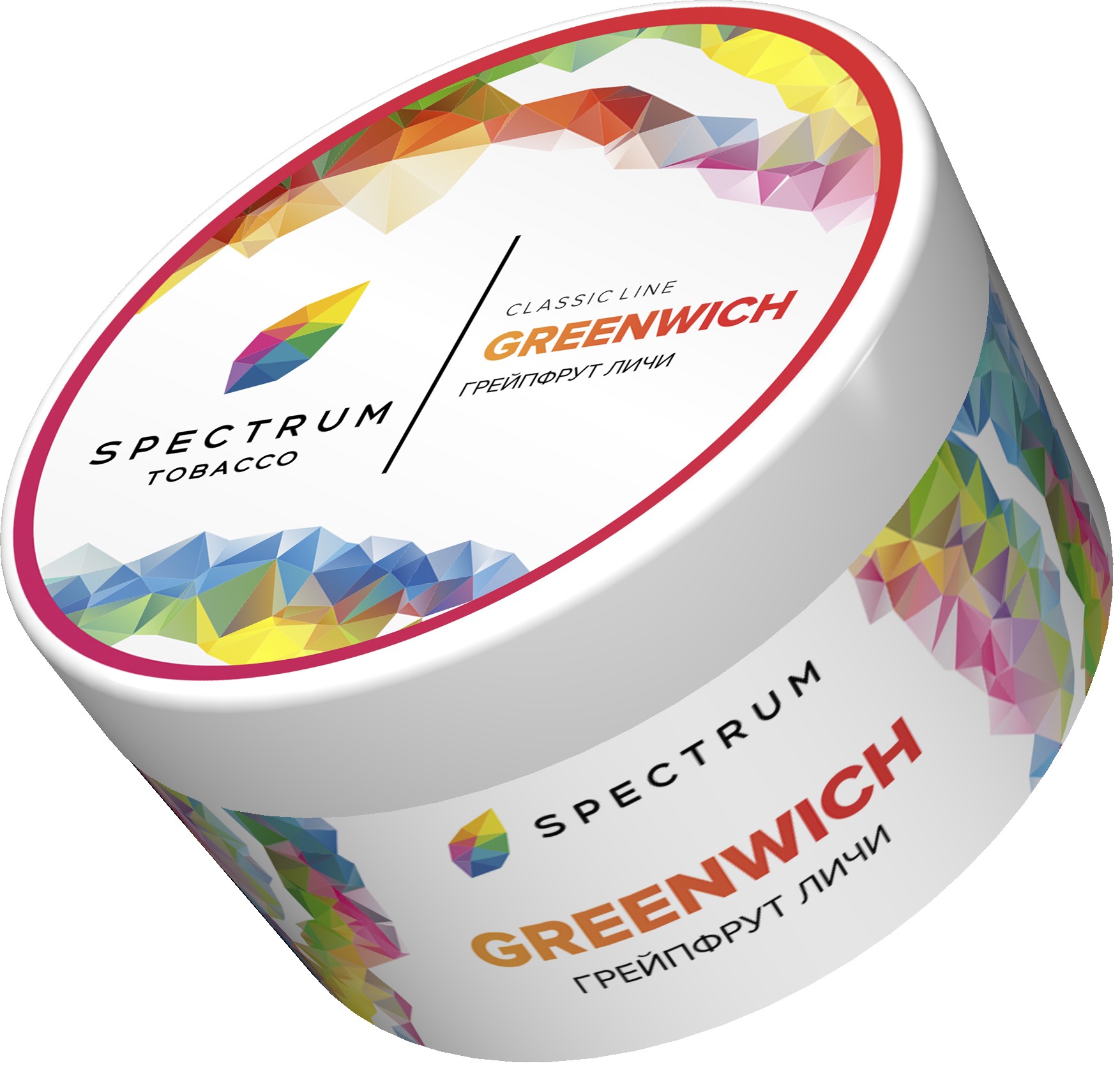 Табак для кальяна - SPECTRUM - GREENWICH ( с ароматом грейпфрут личи ) - 200 г - LIGHT