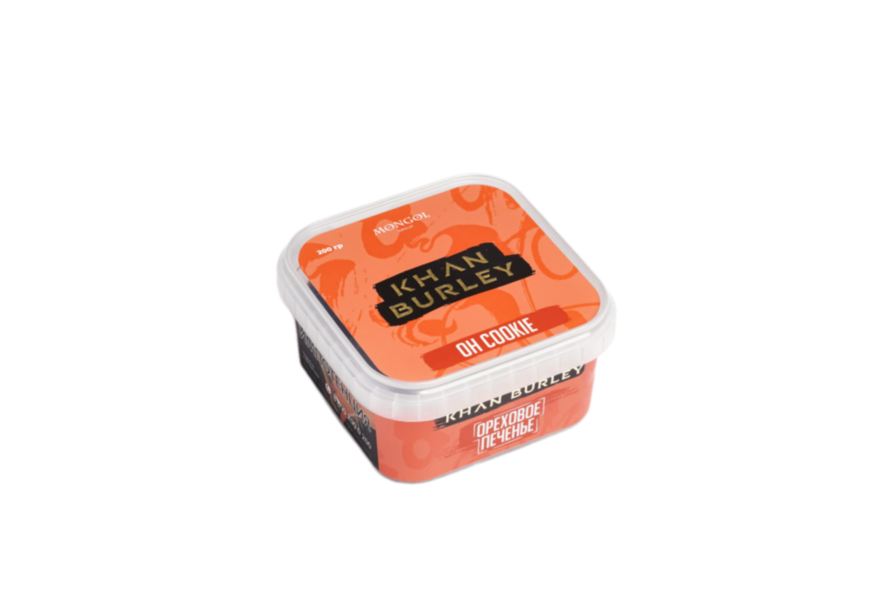 Табак для кальян - Khan Burley - OH COOKIE ( с ароматом ореховое печенье ) - 200г