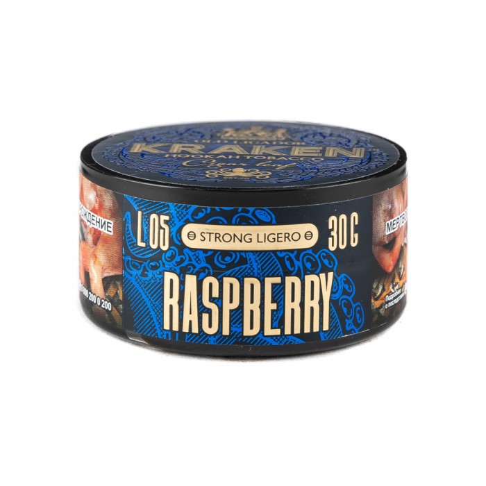 Табак для кальяна - Kraken - MS - Raspberry ( с ароматом малина ) - 30 г