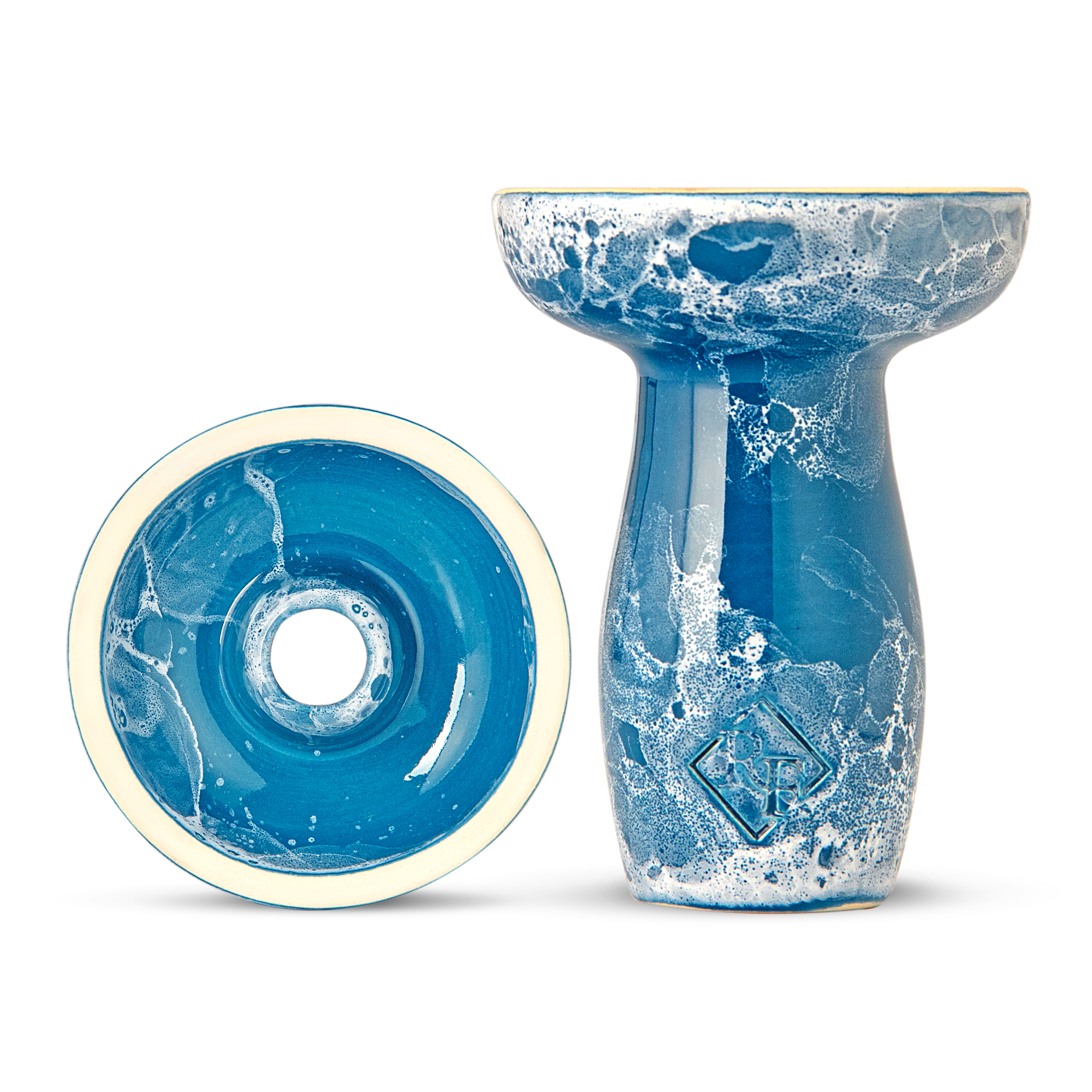 Чаша для кальяна - RF - Mushroom ( M ) - Blue ( фанэл )