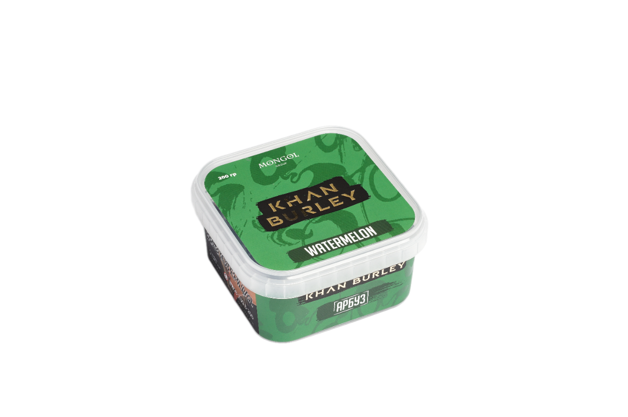 Табак для кальян - Khan Burley -  WATERMELON ( с ароматом арбуза ) - 200 г