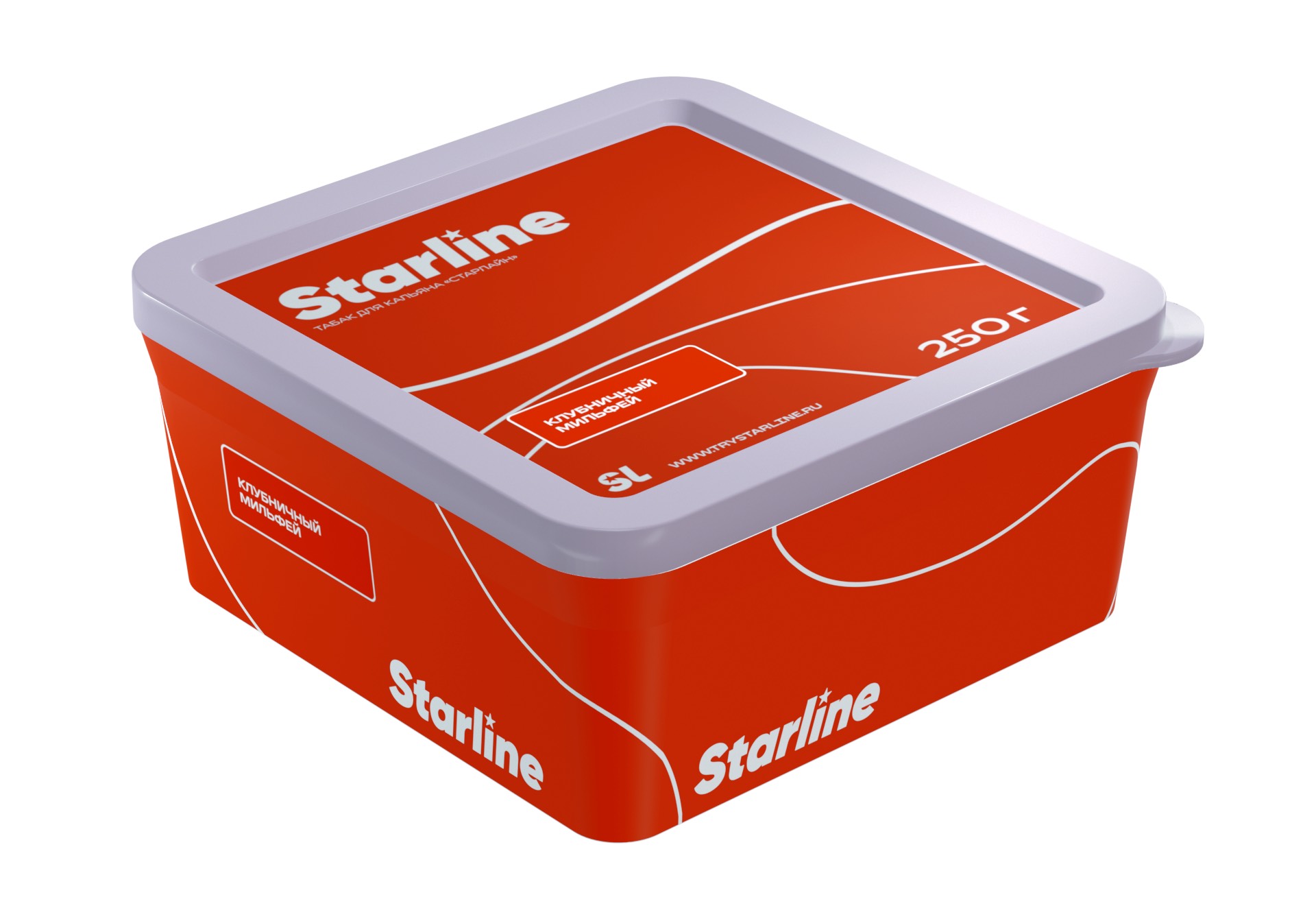 Табак для кальяна - Starline - КЛУБНИЧНЫЙ МИЛЬФЕЙ ( с ароматом десерт с клубникой и маскарпоне ) - 250 г