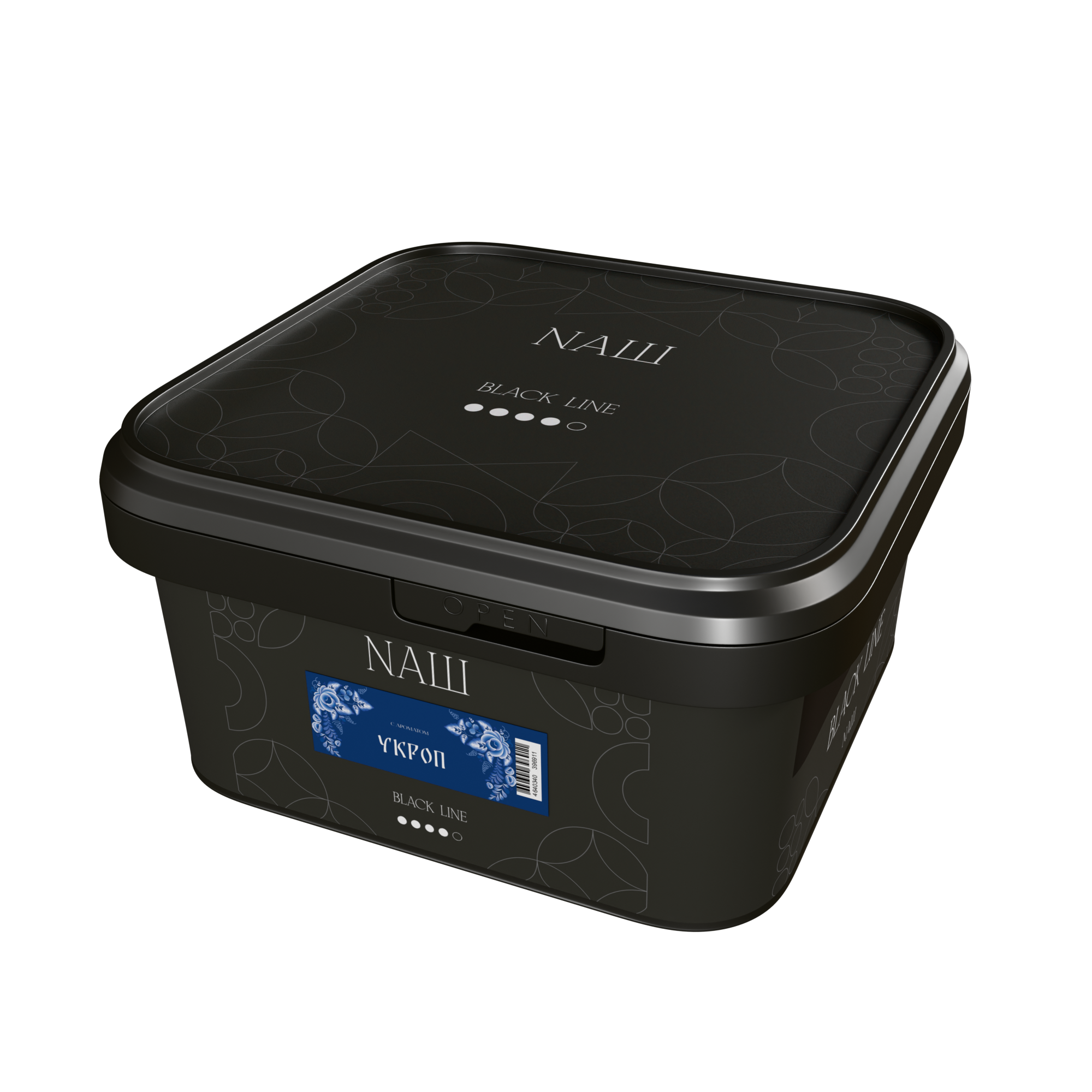 LE - Табак для кальяна - Nаш Black - УКРОП ( с ароматом укроп ) - 200 г