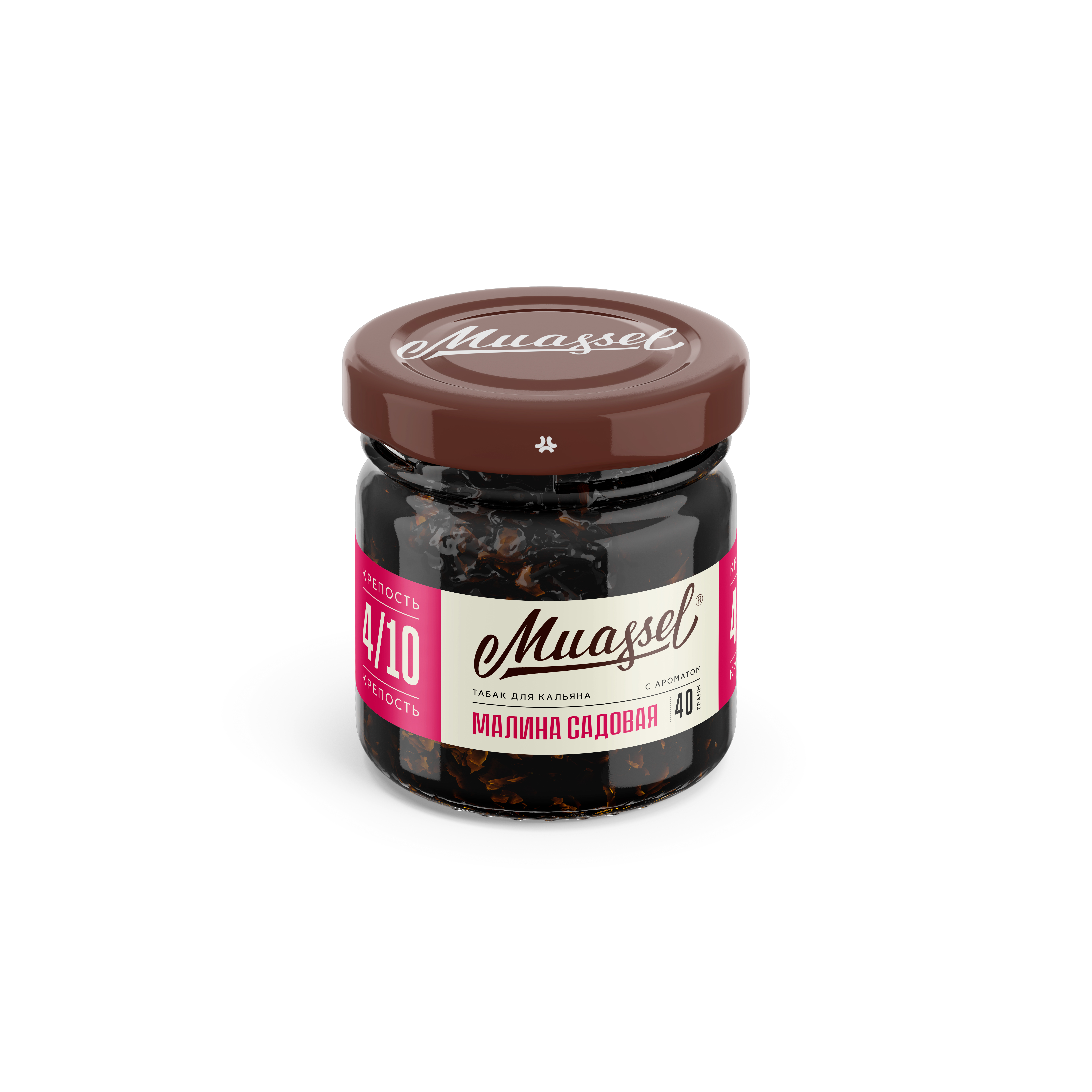 Табак для кальяна - Muassel medium 4/10 - Малина садовая ( с ароматом малина ) - 40 г