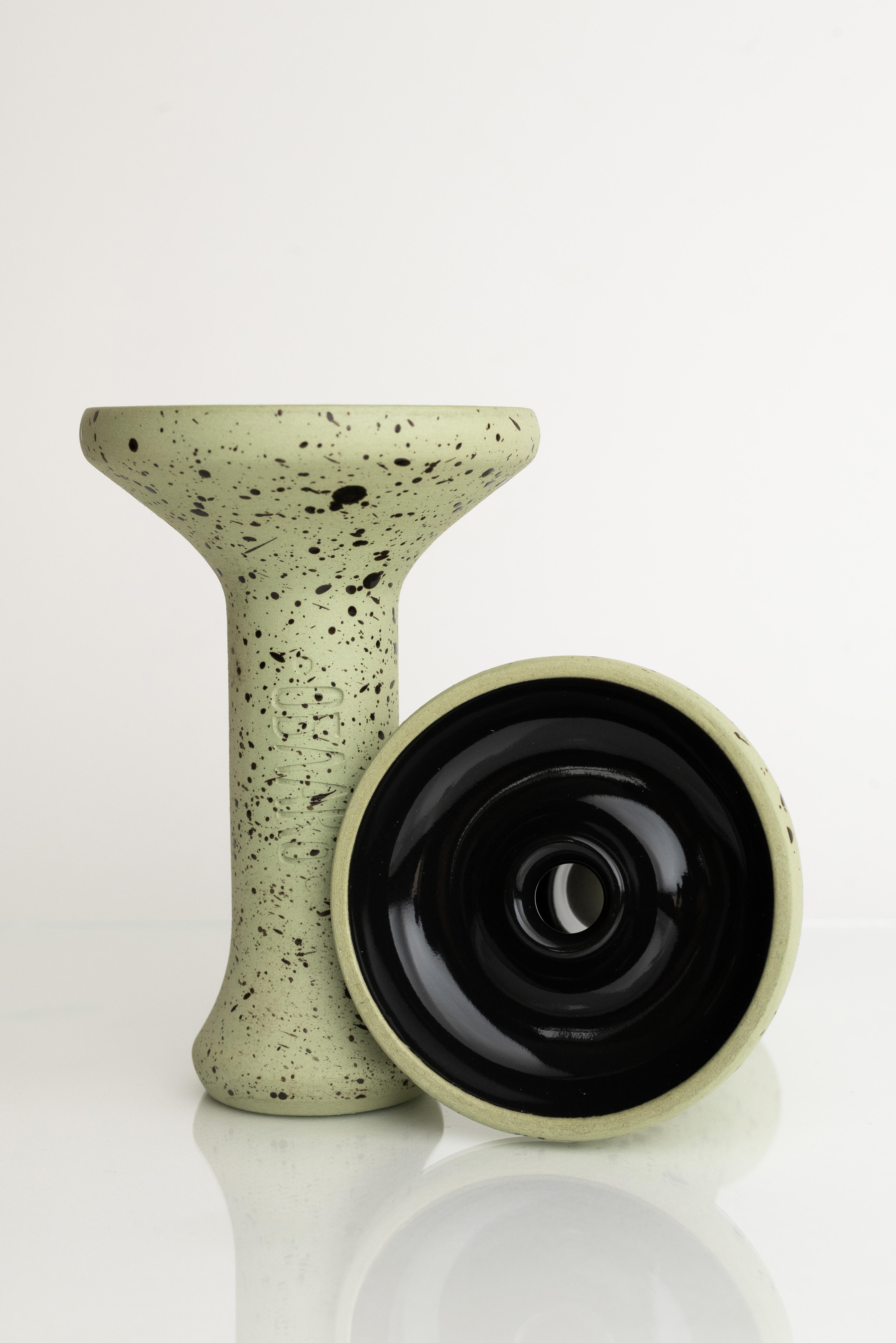 Чаша для кальяна - Облако - Mono - M - Phunnel - салатовый с черной ( фанэл )