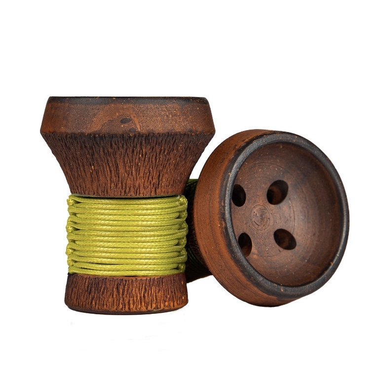 Чаша для кальяна - Japona Smoke - JC Yellow желтая оплетка