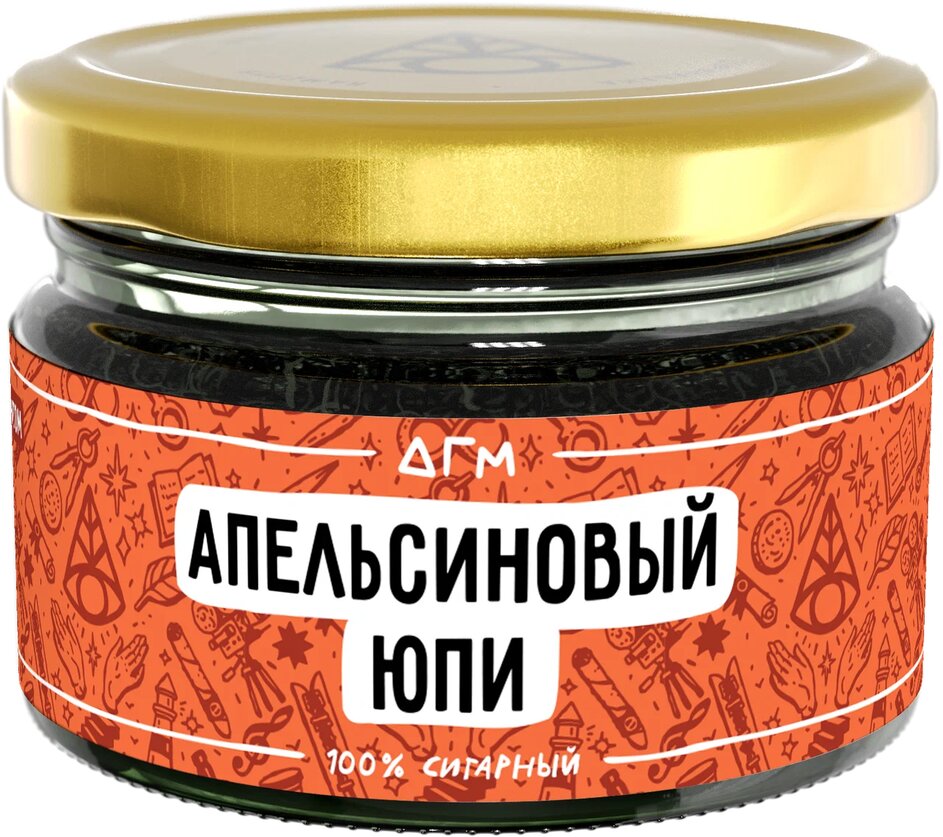 Табак для кальяна - Dogma - АПЕЛЬСИНОВЫЙ ЮПИ ( с ароматом апельсинового юпи ) - 80 г