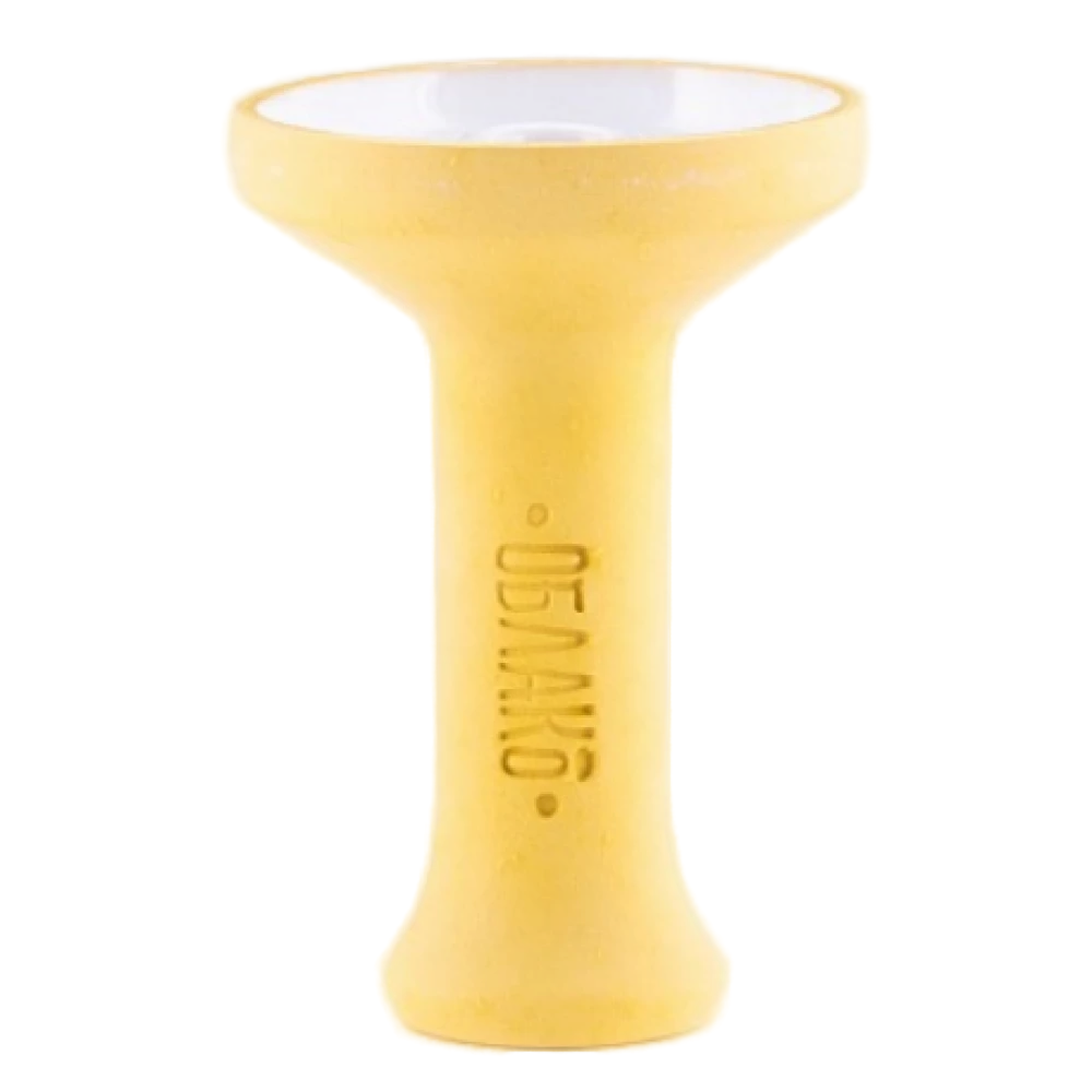 Чаша для кальяна - Облако - Mono - L - Phunnel - желтый с белой ( фанэл )
