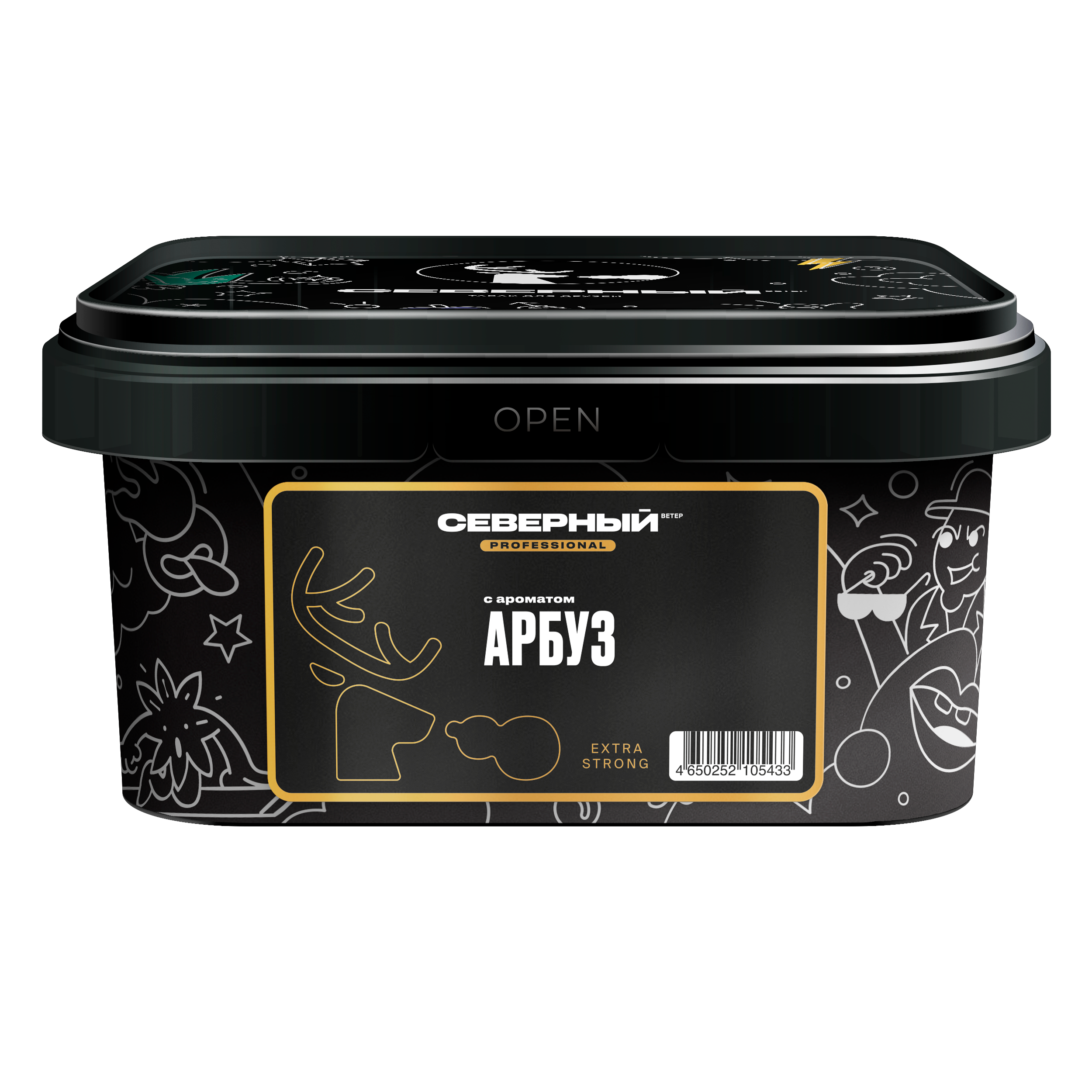 Табак для кальяна - Северный PRO - АРБУЗ ( с ароматом арбуз ) - 200 г