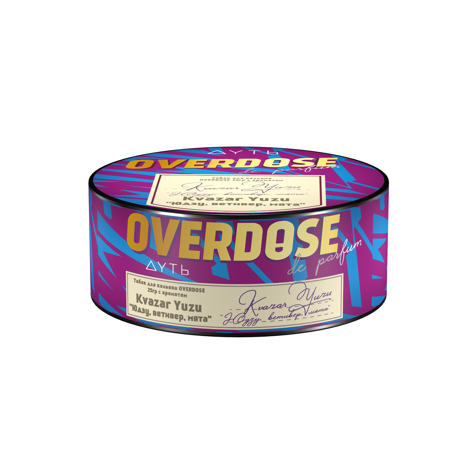 Табак для кальяна - Overdose - Kvazar Yuzu ( с ароматом юдзу, ветивер, мята ) - 25 г