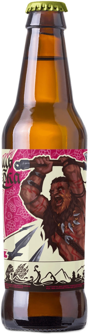 Медовуха - MJOLNIR - "Мощь Берсерка" (малиновая) - 0.5 л