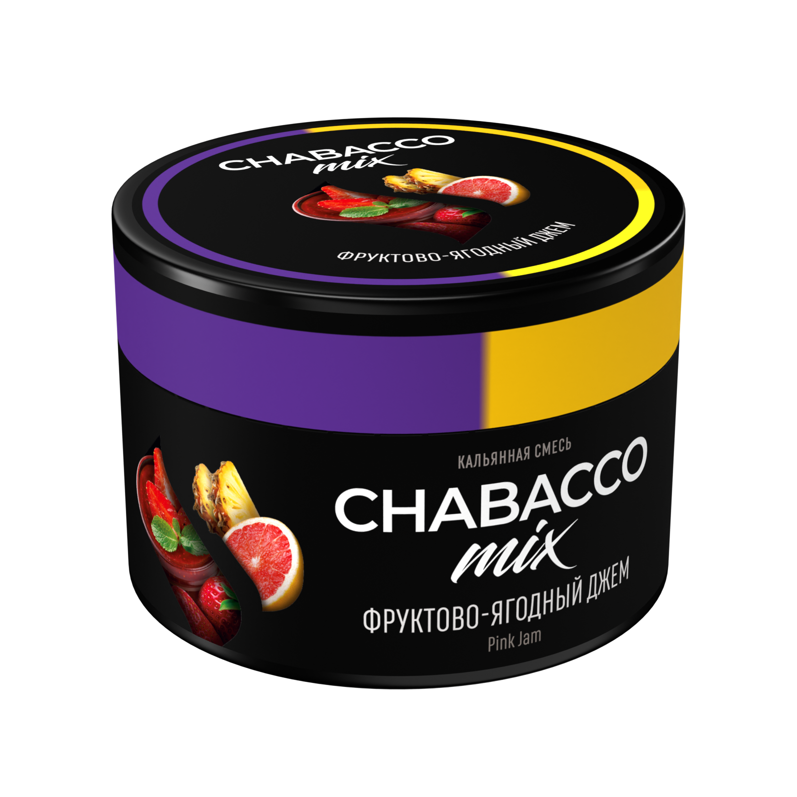 Бестабачная смесь для кальяна - Chabacco Mix - Pink Jam ( с ароматом фруктово-ягодный ) - 40 г