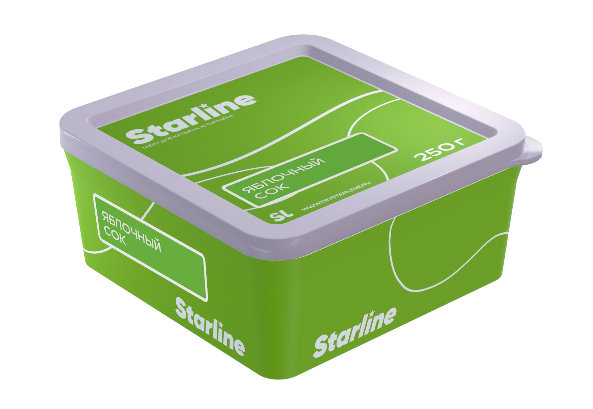 Табак для кальяна - Starline - ЯБЛОЧНЫЙ СОК ( с ароматом яблочного сока ) - 250 г