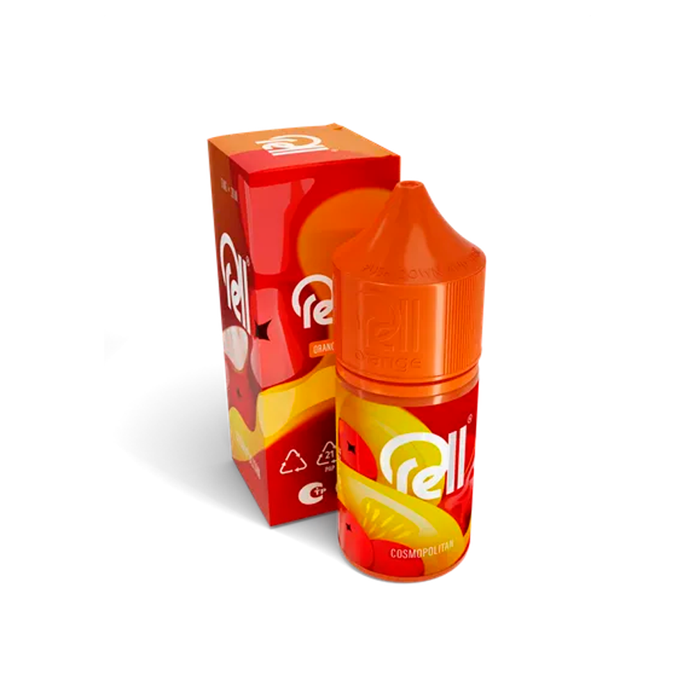 Жидкость для ЭСДН RELL ORANGE - Cosmopolitan ( с ароматом коктейль космополитан ) - 10 мл / 18 мг/см3
