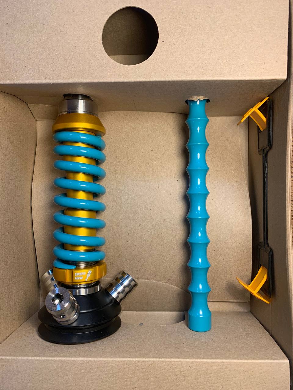 Кальян - Mamay - Coilovers Micro - ( Золотая шахта - морская волна спираль )