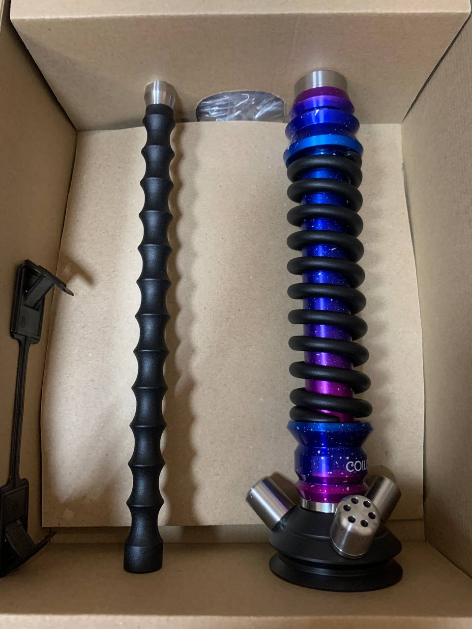 Кальян - Mamay - Coilovers Mini ANOD - ( Space шахта - Черный спираль ) - 6.5