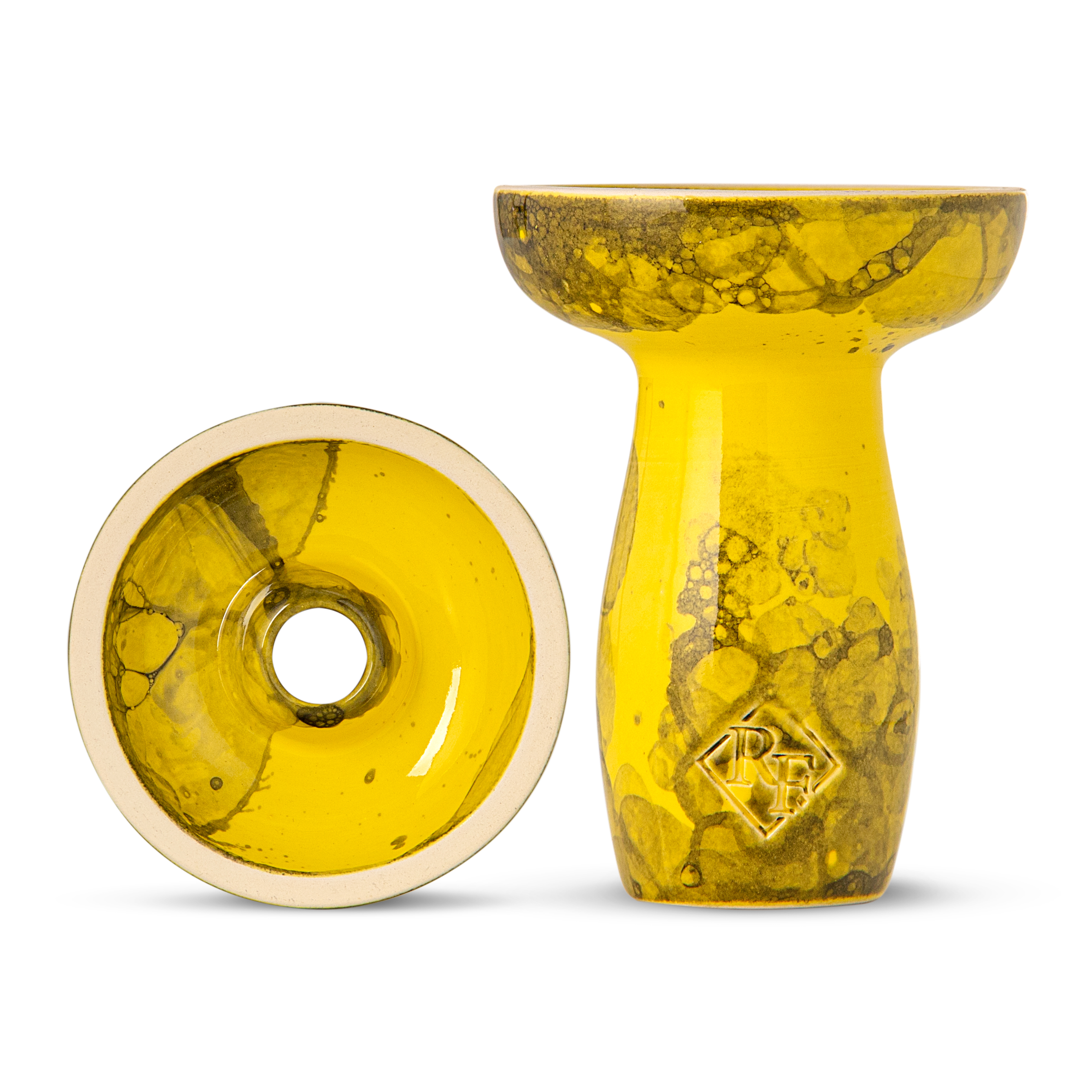 Чаша для кальяна - RF - Mushroom ( M ) - Yellow ( фанэл )