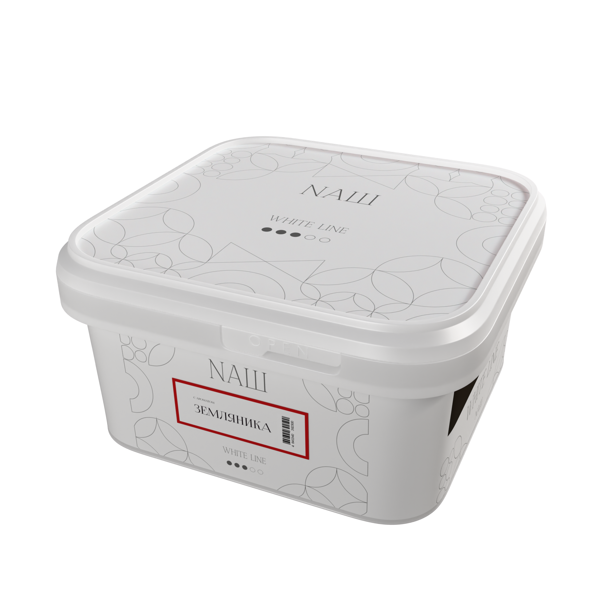 Табак для кальяна - NAШ - ЗЕМЛЯНИКА ( с ароматом земляника ) - 200 г