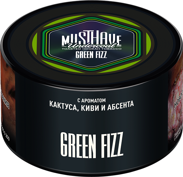 Табак для кальяна - Must Have - GREEN FIZZ ( с ароматом кактус киви абсент ) - 250 г (Новая фасовка)