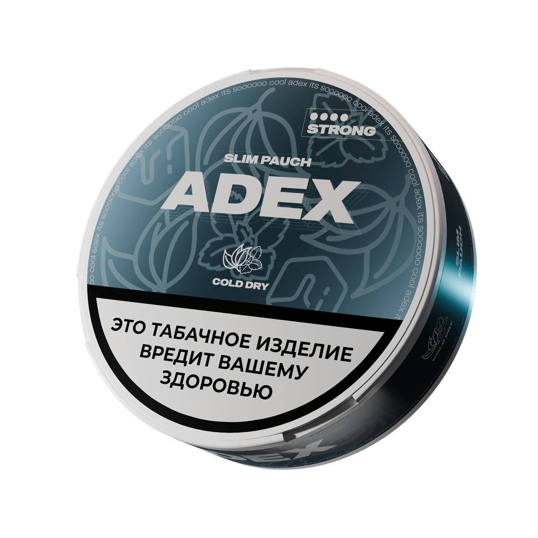 Жевательный табак - ADEX - Strong SLIM - Cold Dry - 10 г